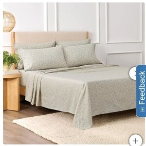 Purely Organic 300 Thread Count 6-piece 100% Turkish Organic Cotton Sheet Set